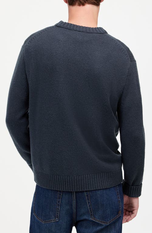 Madewell Wool & Cashmere Blend Sweater In Blue