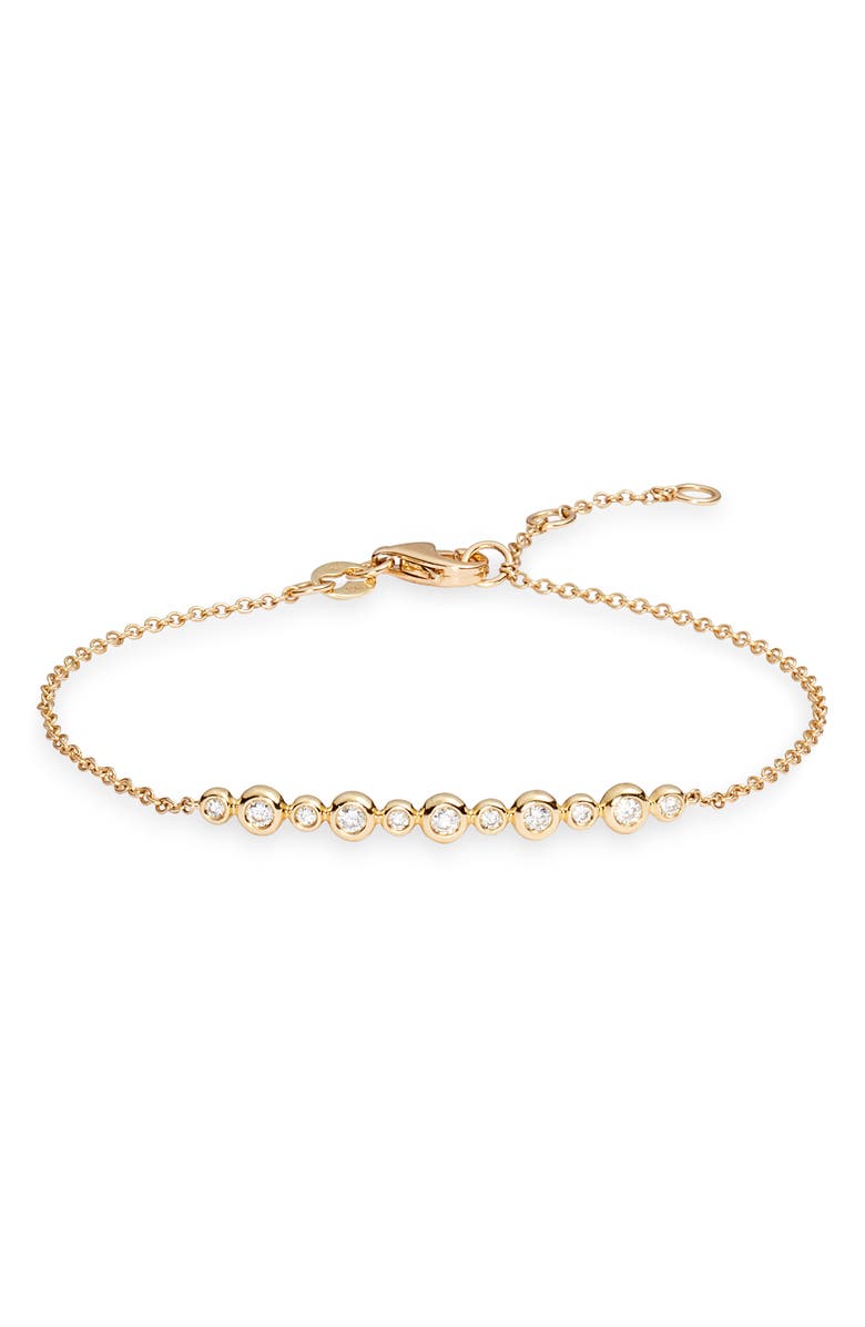 Bony Levy Monaco Diamond Bar Bracelet, Main, color, 