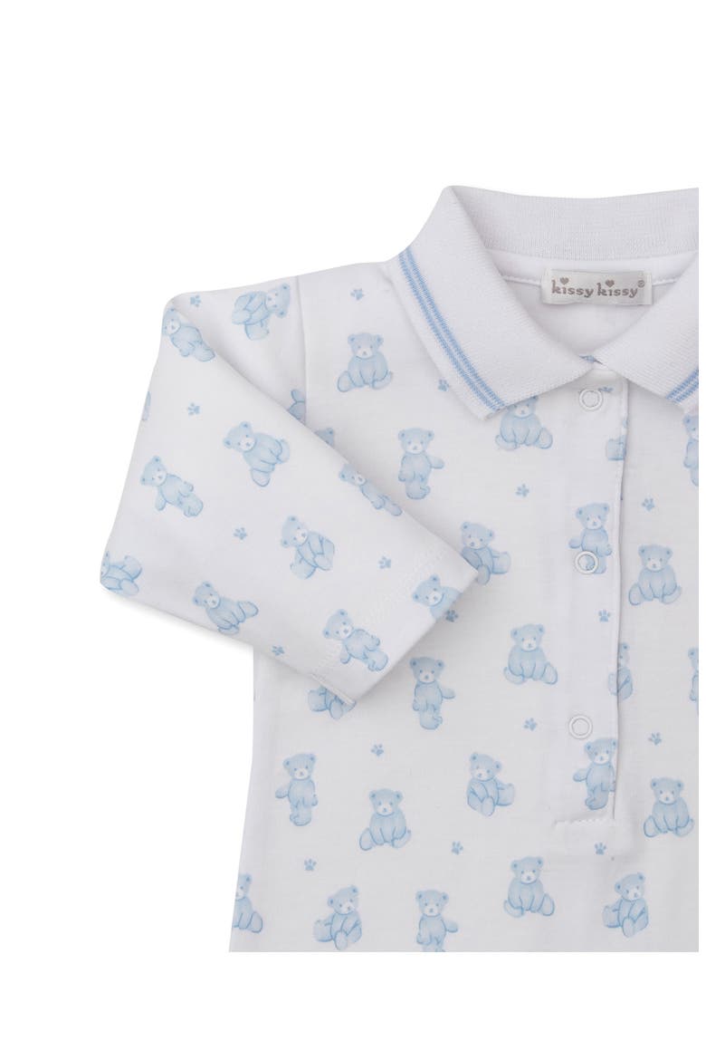 Print Pima Cotton Romper, Alternate, color, LIGHT BLUE