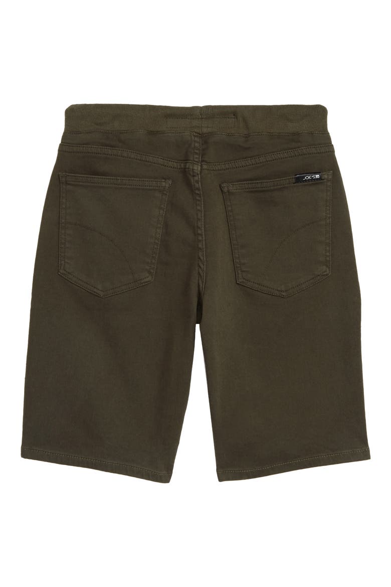 Kids' Knit Denim Shorts, Alternate, color, OLIVE