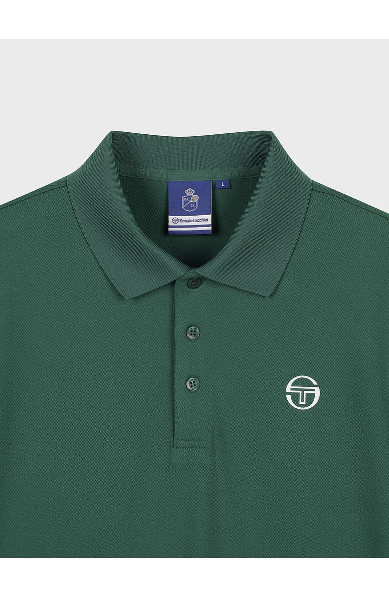 Sergio Tacchini MC Doubles MCH Polo, Alternate, color, Dark Green