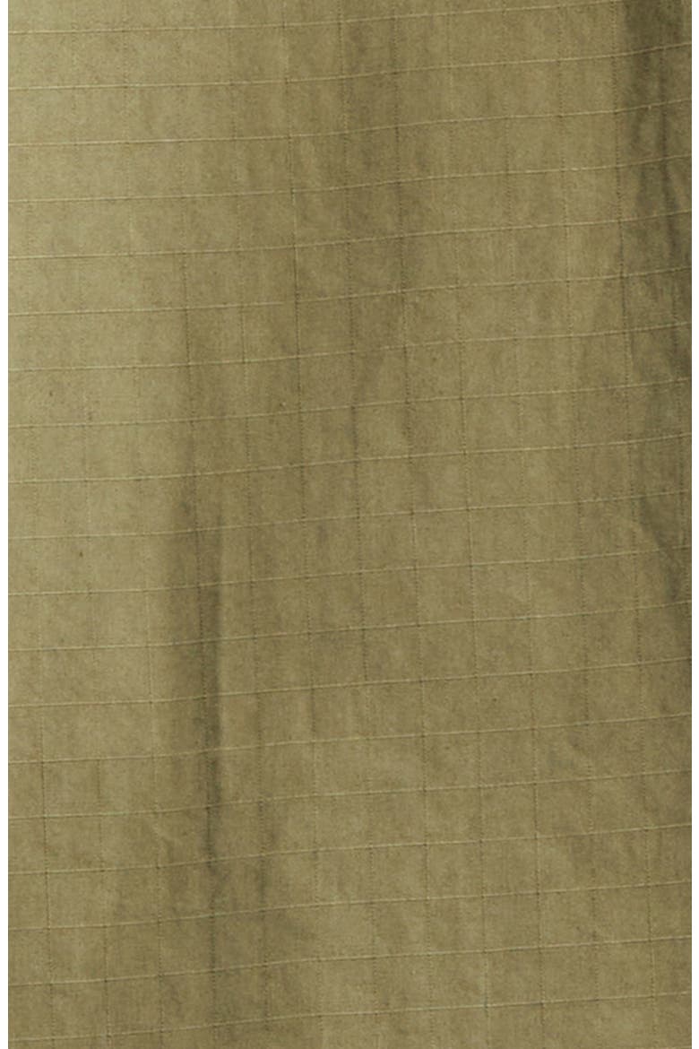 Mercerised Organic Cotton Ripstop Overshirt, Alternate, color, MILITARY GREEN