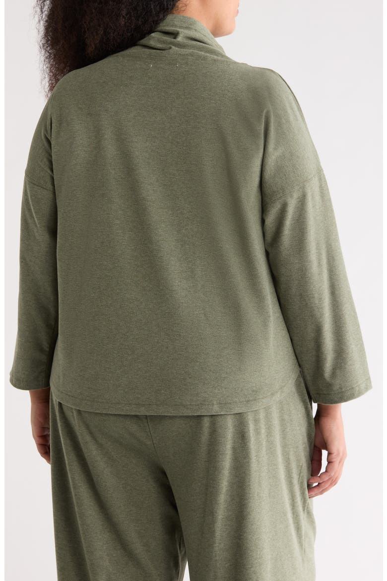 Funnel Neck Top, Alternate, color, HEATHER SAGE