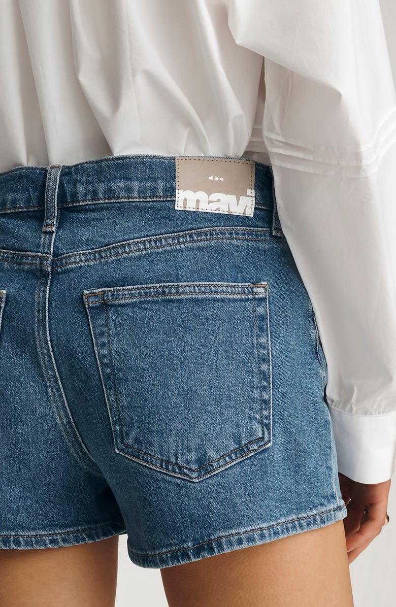 Mavi Jeans Garcia Mid Rise Denim Mini Shorts, Alternate, color,