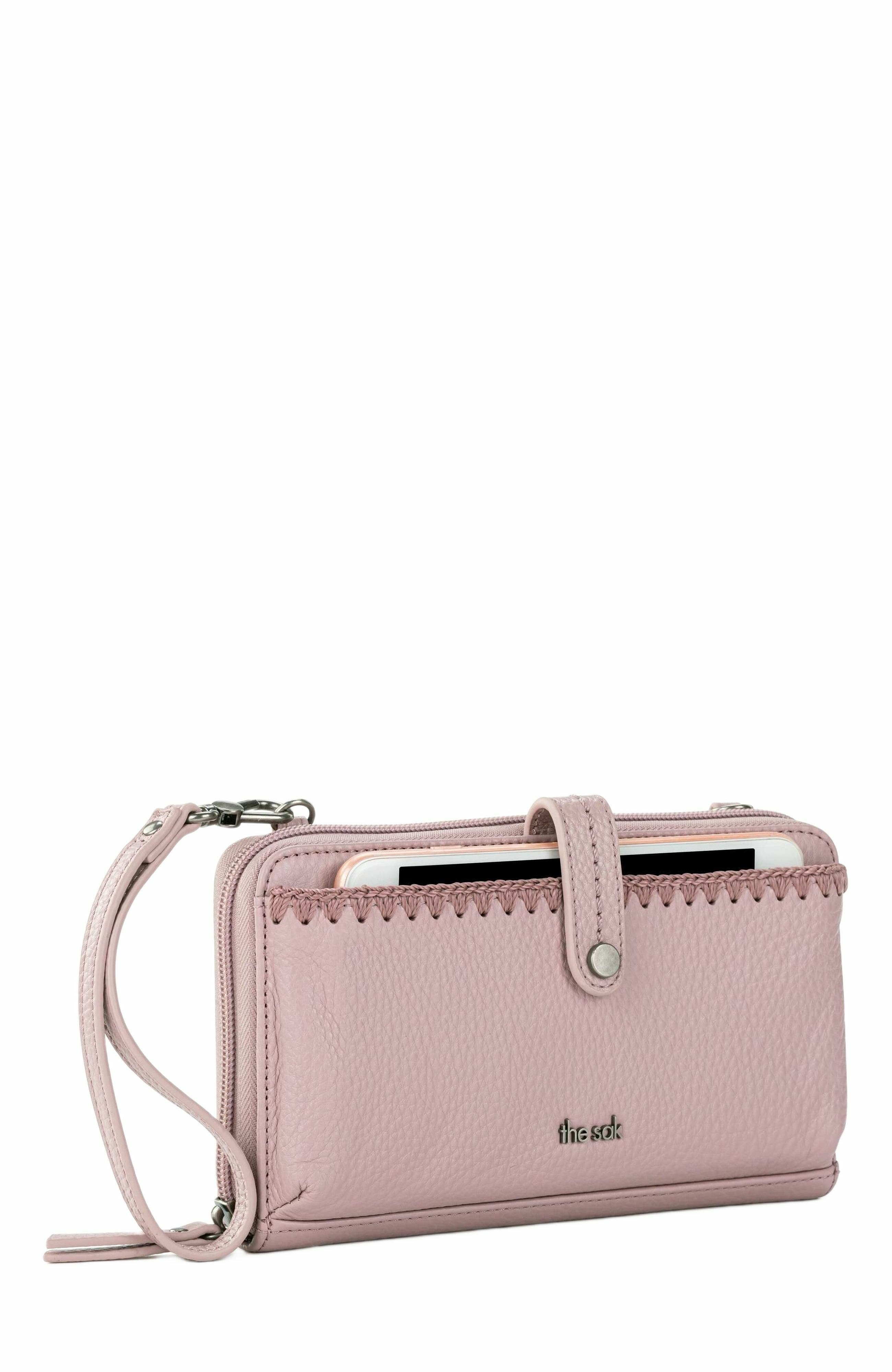 Iris Smartphone Crossbody Bag, Alternate, color, Rosewood