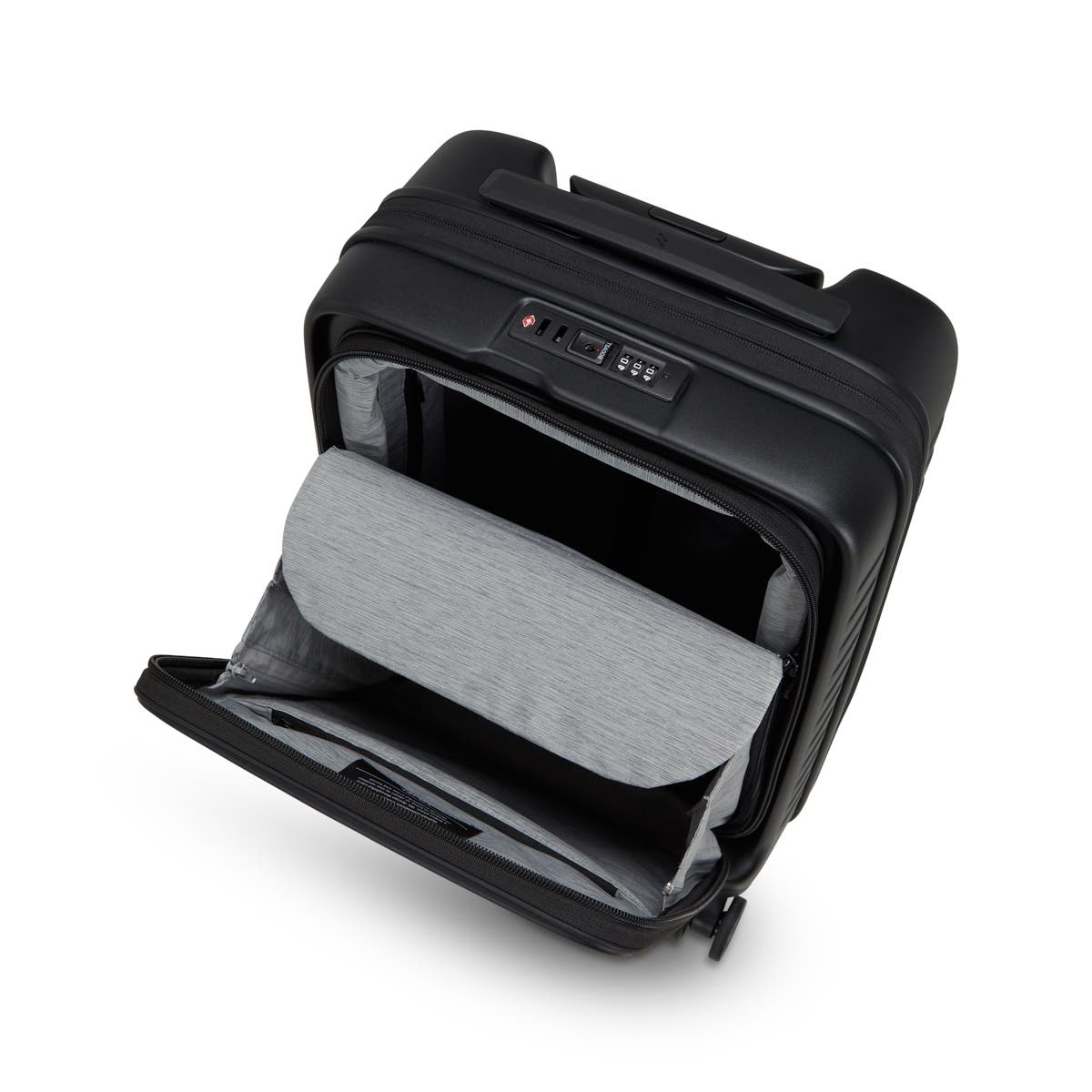 LOJEL Cubo Small Lite Carry-On 19 inch Lightweight Luggage, Alternate, color, Black