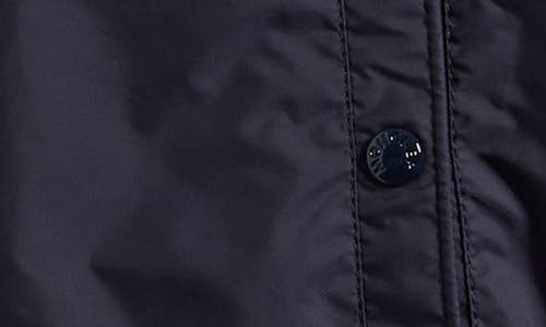 Moncler Kids' New Urville Hooded Rain Jacket In Navy