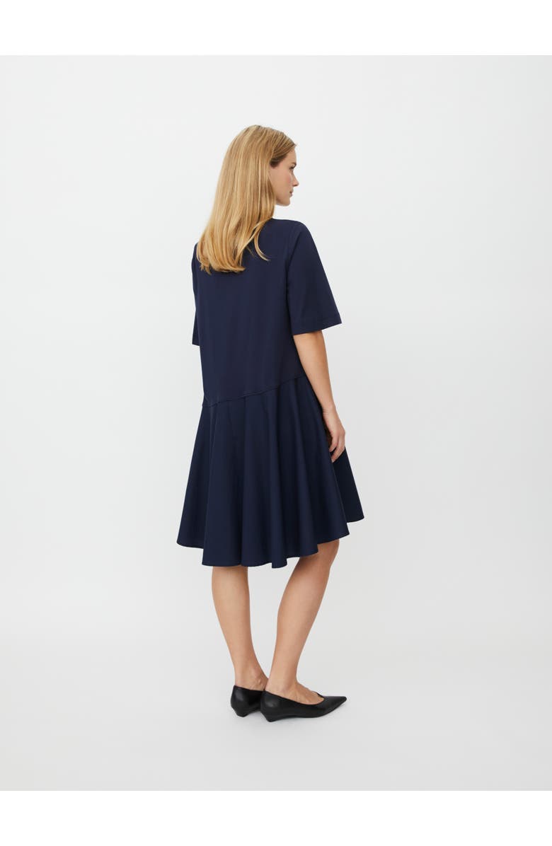 Masai Copenhagen MaNyloran Asymmetric Detail Dress, Alternate, color, Navy Blazer