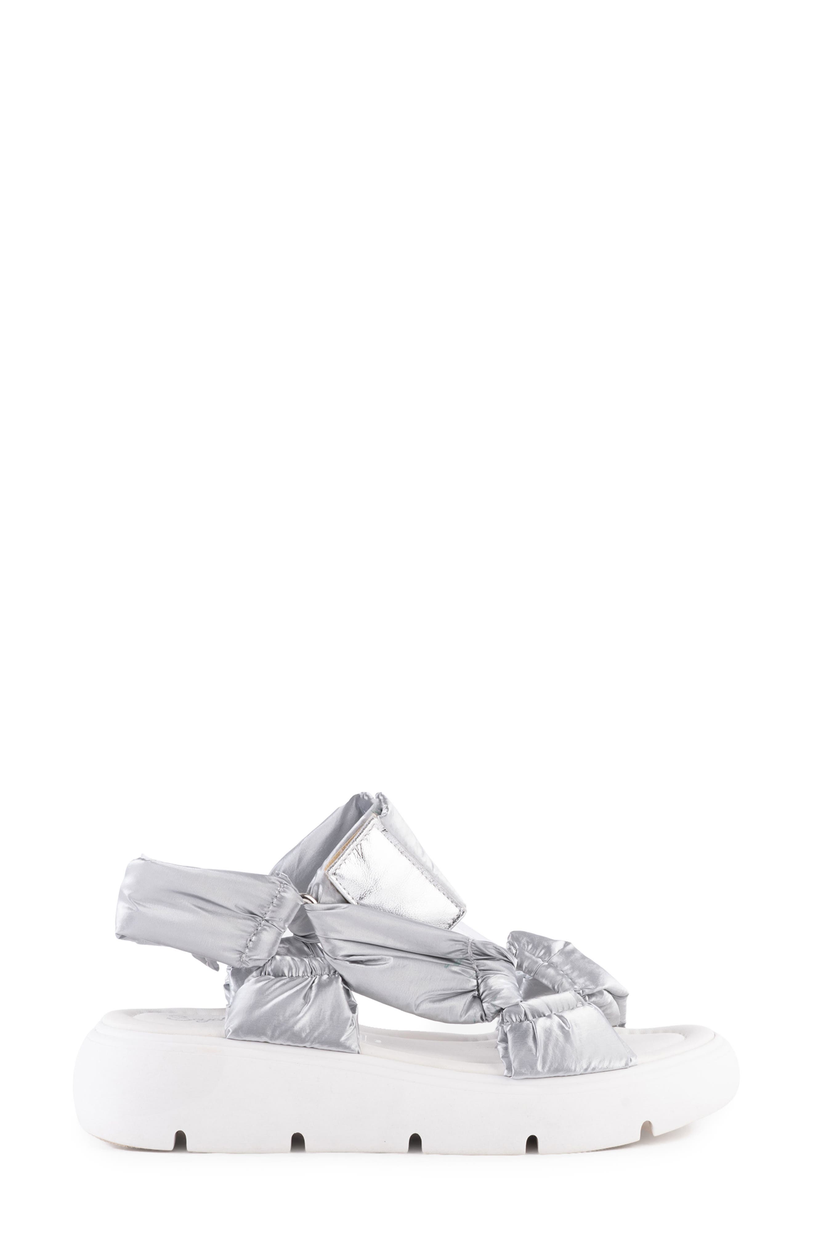 Light Up Platform Sandal, Alternate, color, SILVER