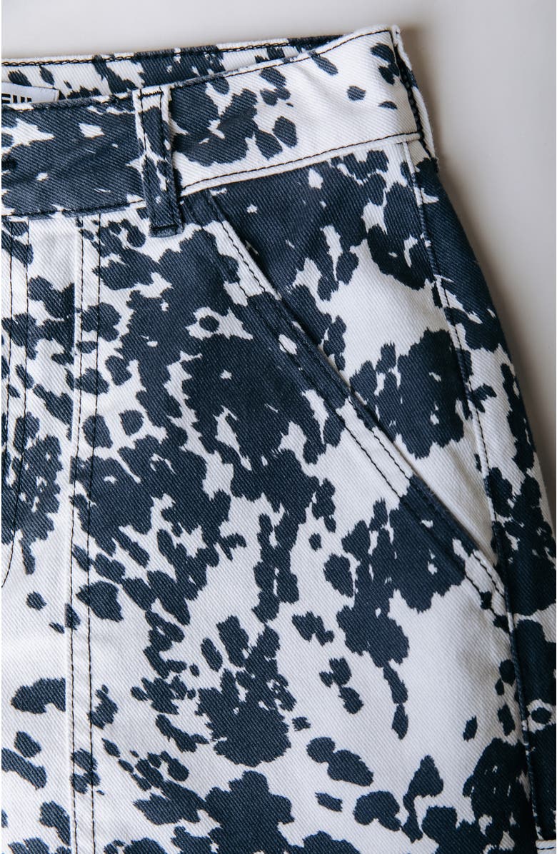Colourful Rebel Tinsley Cow Denim Worker Pant, Alternate, color,