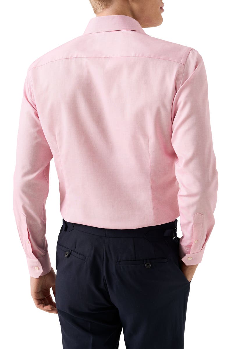 Eton Slim Fit Pink Cotton Dress Shirt, Alternate, color,