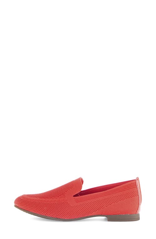 Gabor Rhinestone Knit Loafer In Flame