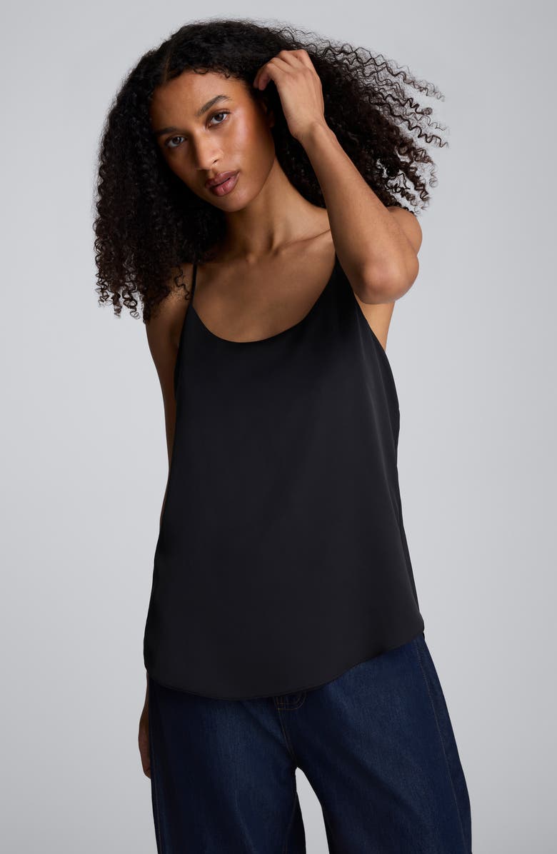 Kenneth Cole Scoop Neck Satin Camisole, Alternate, color, 