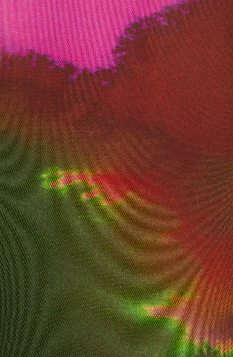 Dries Van Noten Heste Print Mesh Top, Alternate, color, 