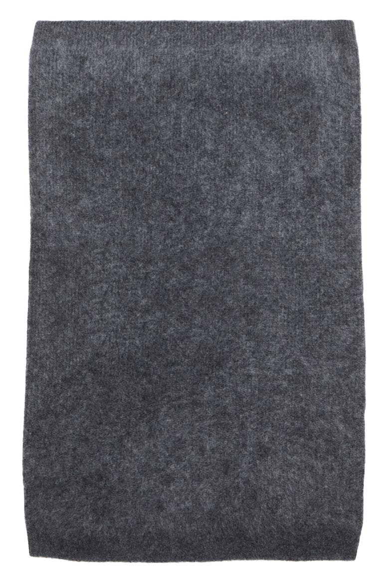 Larry Wool, Cashmere & Silk Snood, Alternate, color, ANTHRACITE MELANGE