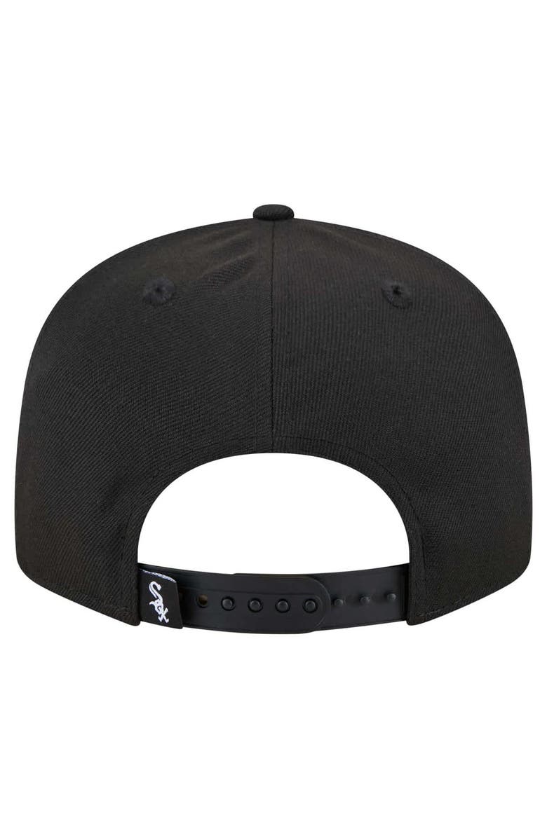 New Era Men's New Era Black Chicago White Sox Splatter 9FIFTY Snapback Hat, Alternate, color, Black