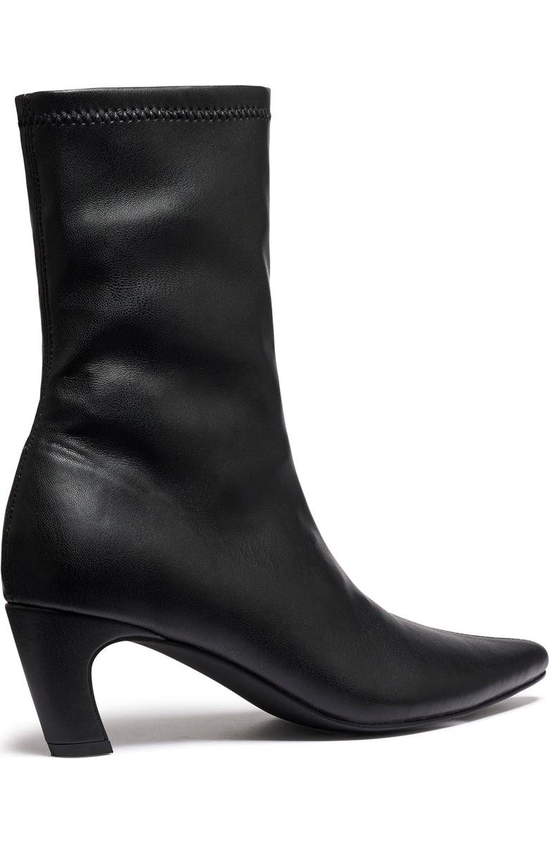 Therapy Australia Sacha Bootie, Alternate, color, Blac Stretch-Leather