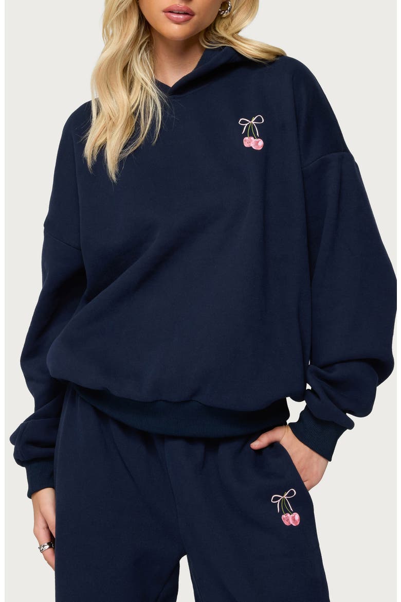 I Don't Chase I Attract Hoodie, Main, color, NAVY