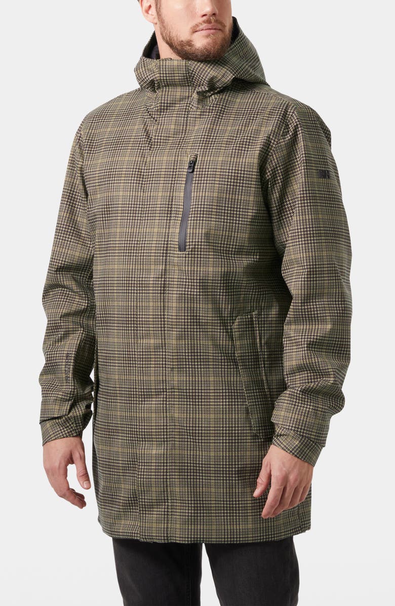 Helly Hansen Frogner Waterproof Hooded Jacket, Main, color, Pebble Broxburn