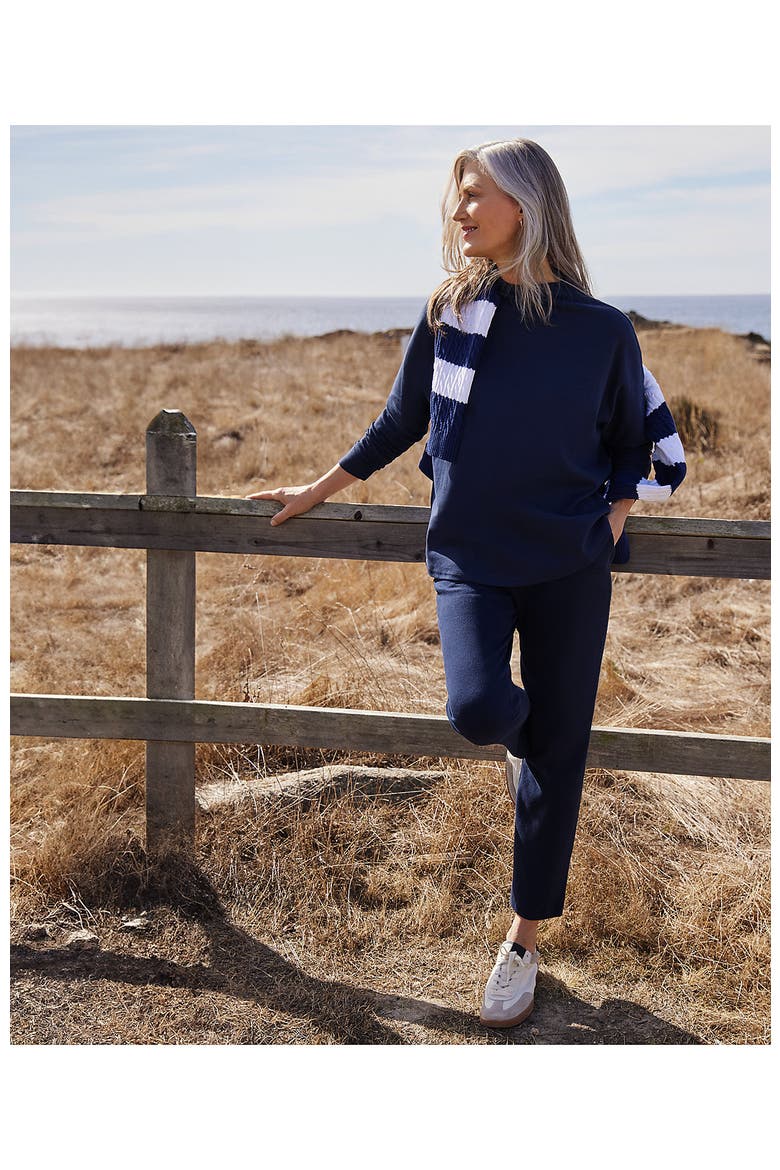 Sport Knit High Rise Pants, Alternate, color, Radiant Navy