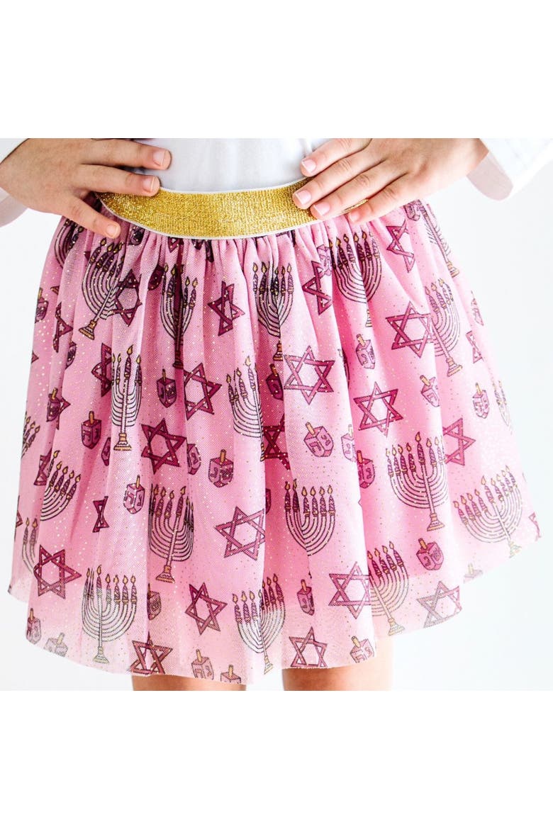 Hanukkah Blush Pink Tutu, Alternate, color, Pink