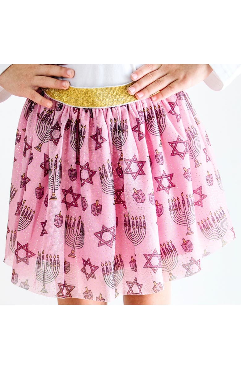 Sweet Wink Hanukkah Blush Pink Tutu, Alternate, color, Pink