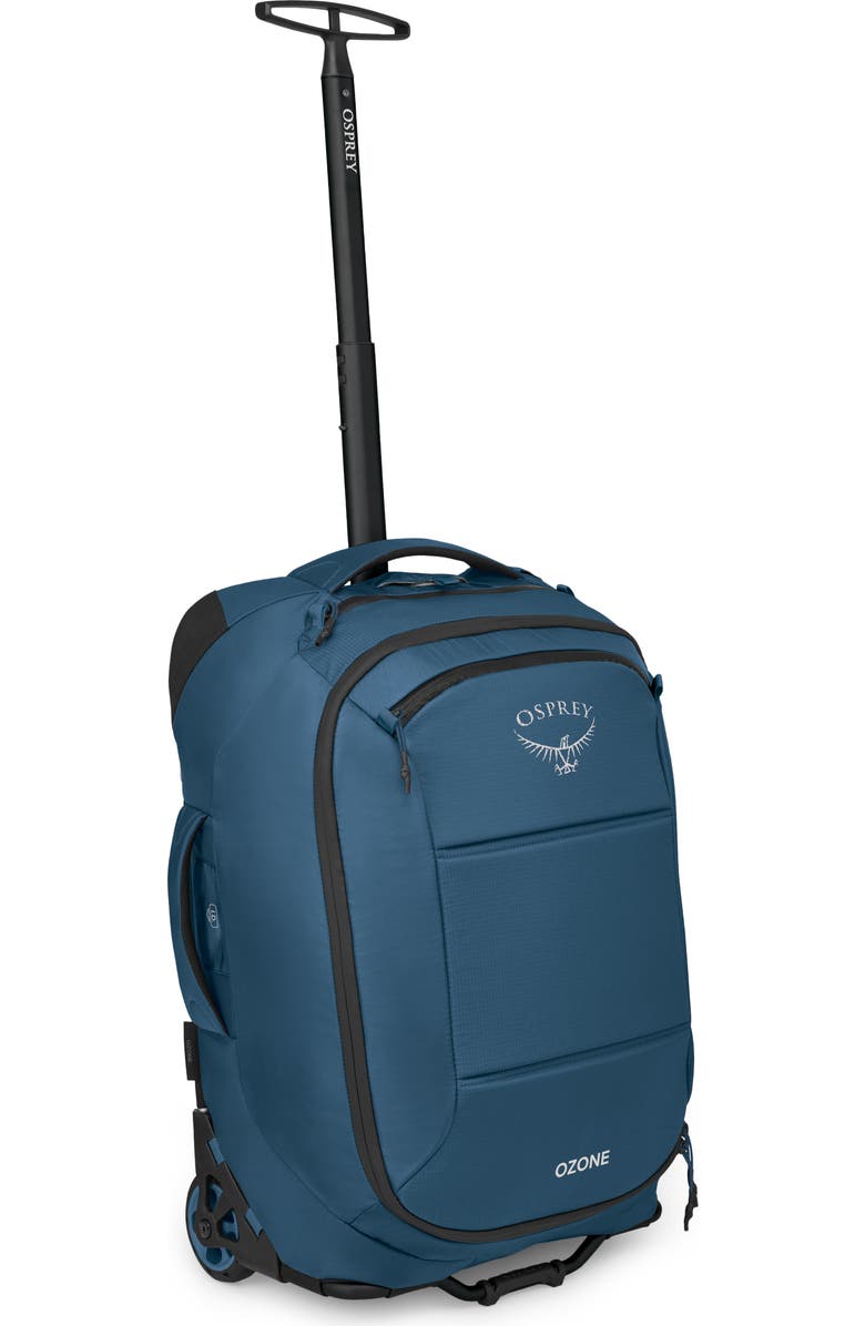 Osprey Ozone Two-Wheel 40-Liter Carry-On Suitcase, Alternate, color, Coastal Blue