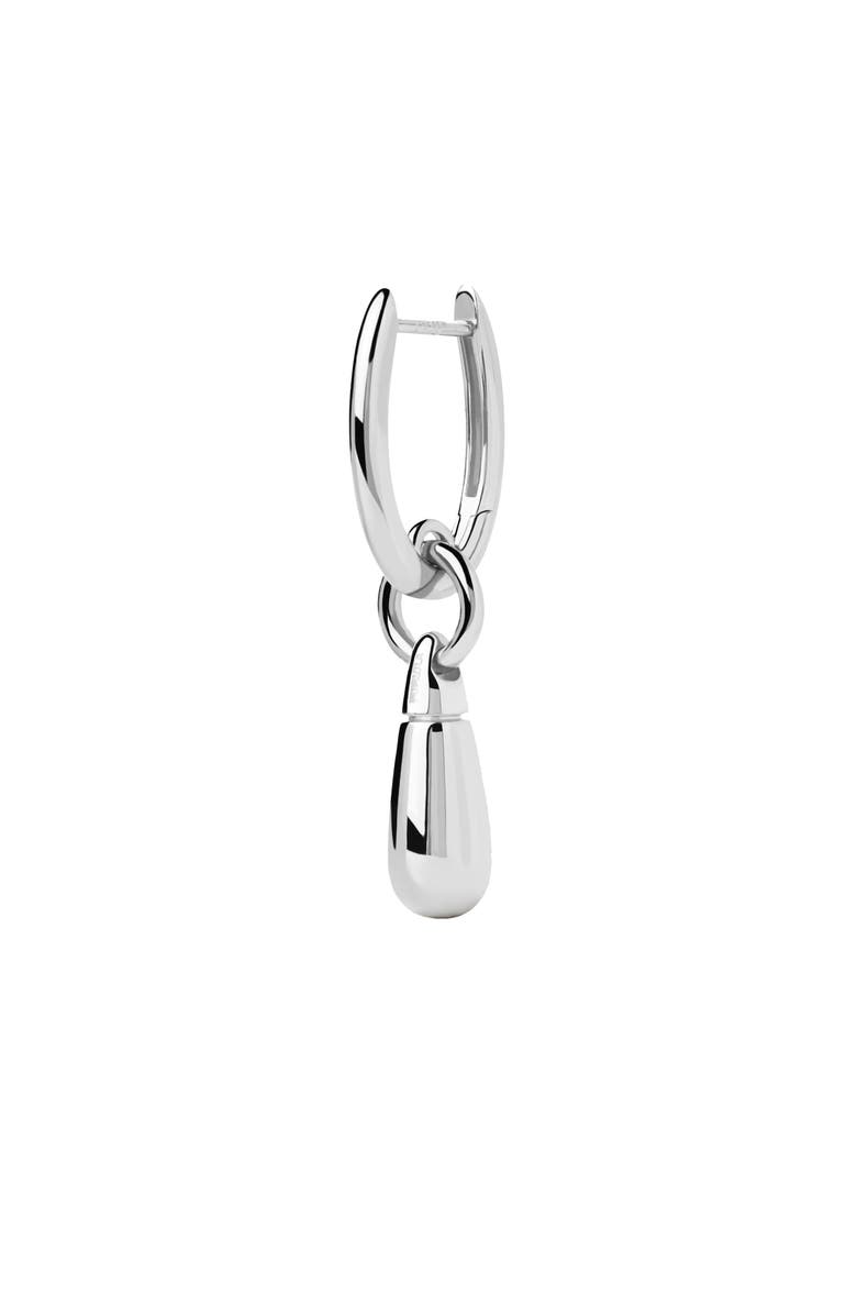 PDPAOLA Jupiter Single Hoop, Main, color, Silver