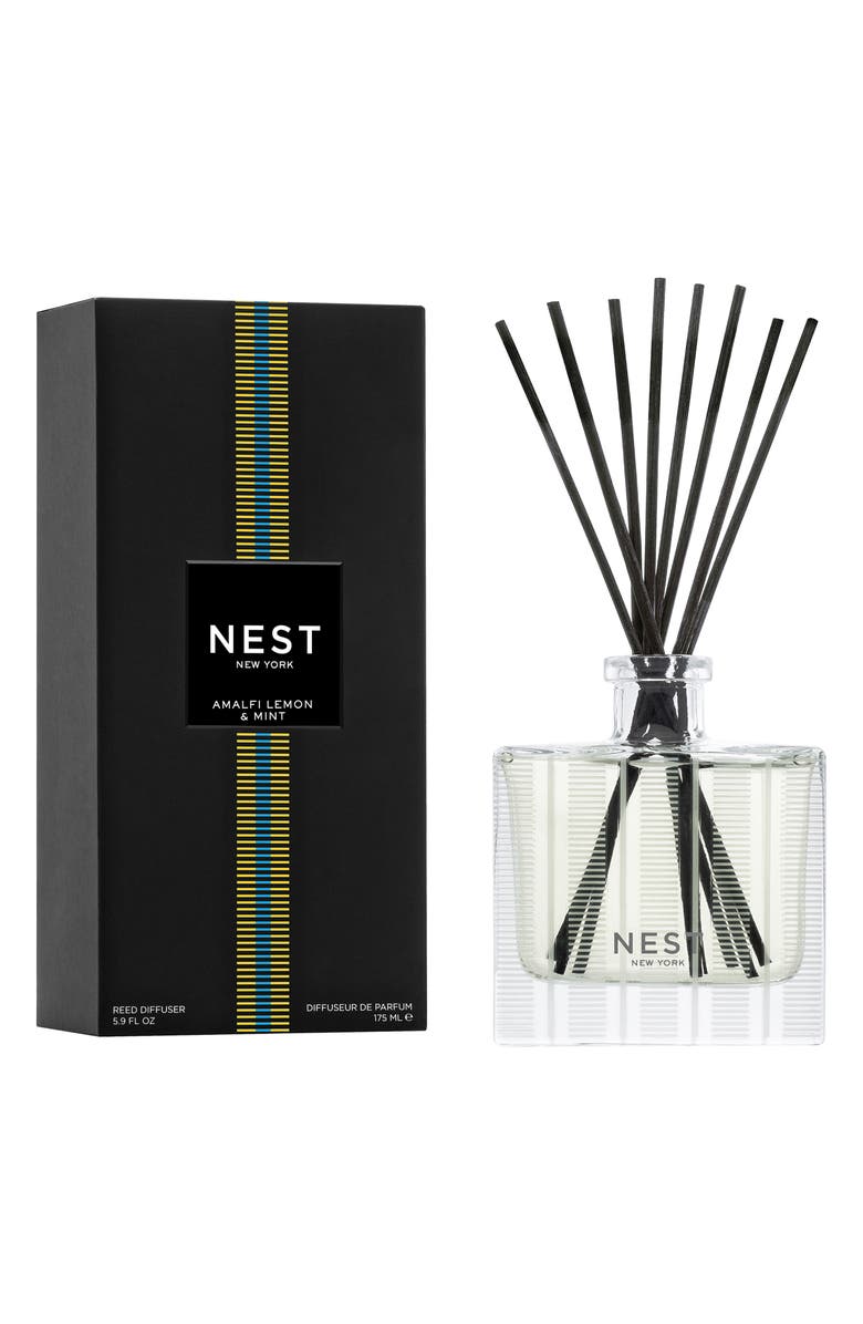 NEST New York Amalfi Lemon & Mint Reed Diffuser, Main, color,