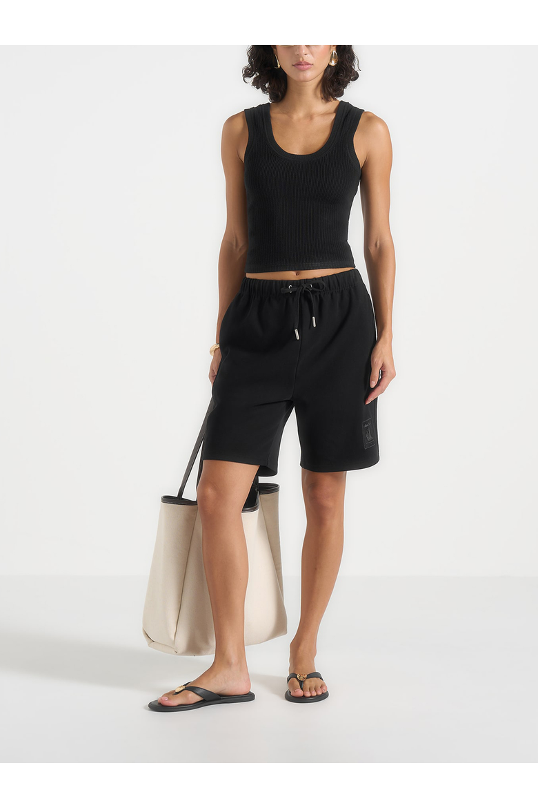 SH001 Unisex Cotton Shorts, Main, color, Black
