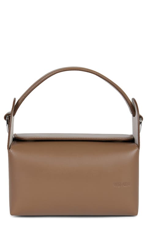 The Pastry Box 20 Leather Top Handle Bag