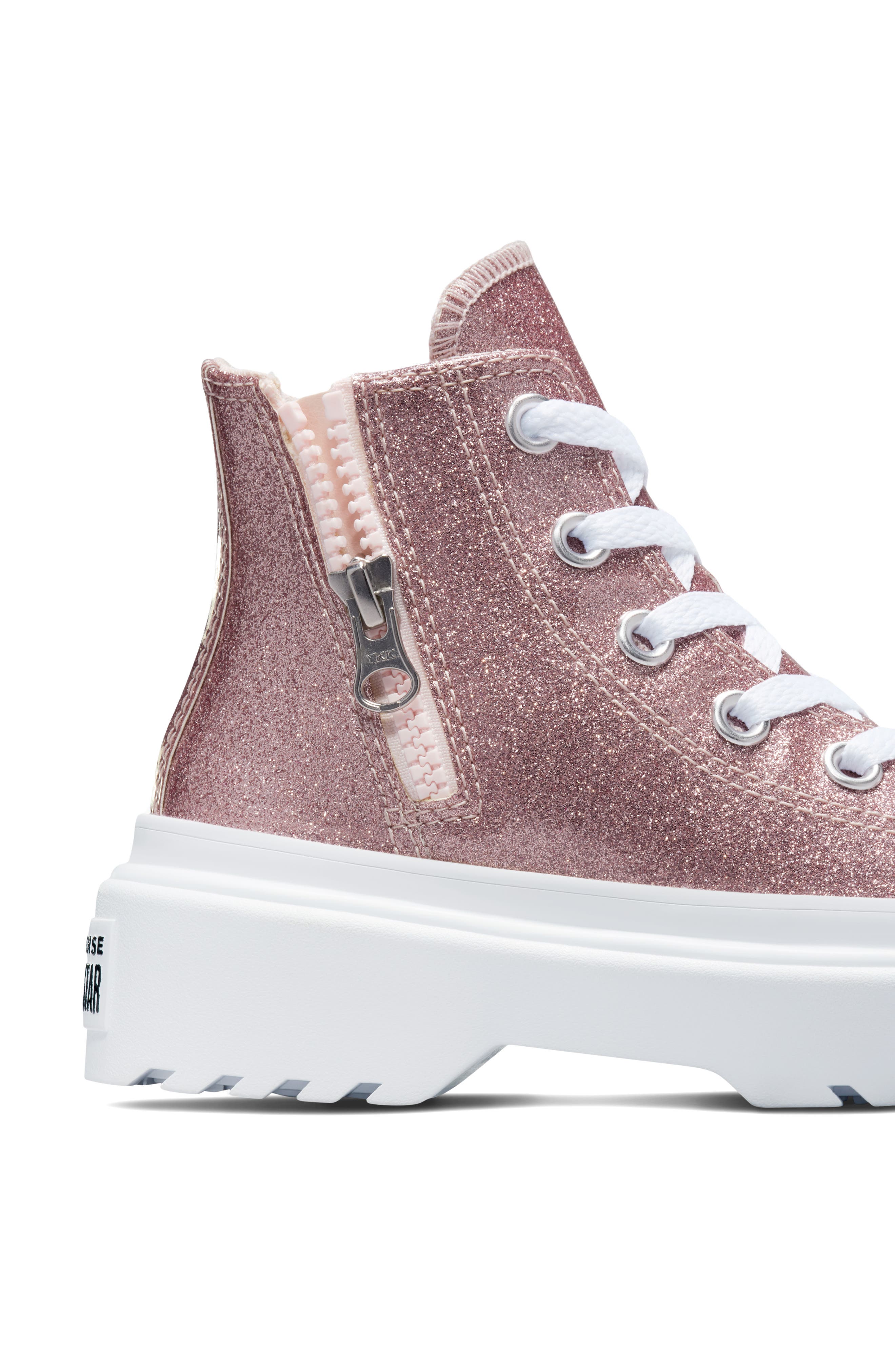 Converse Kids' Chuck Taylor<sup>®</sup> All Star<sup>®</sup> Lift Hi Sneaker  Chuck Taylor<sup>®</sup> All Star<sup>®</sup> Lift Hi Sneaker, Alternate, color, Blush Hush/ White/ Blush Hush