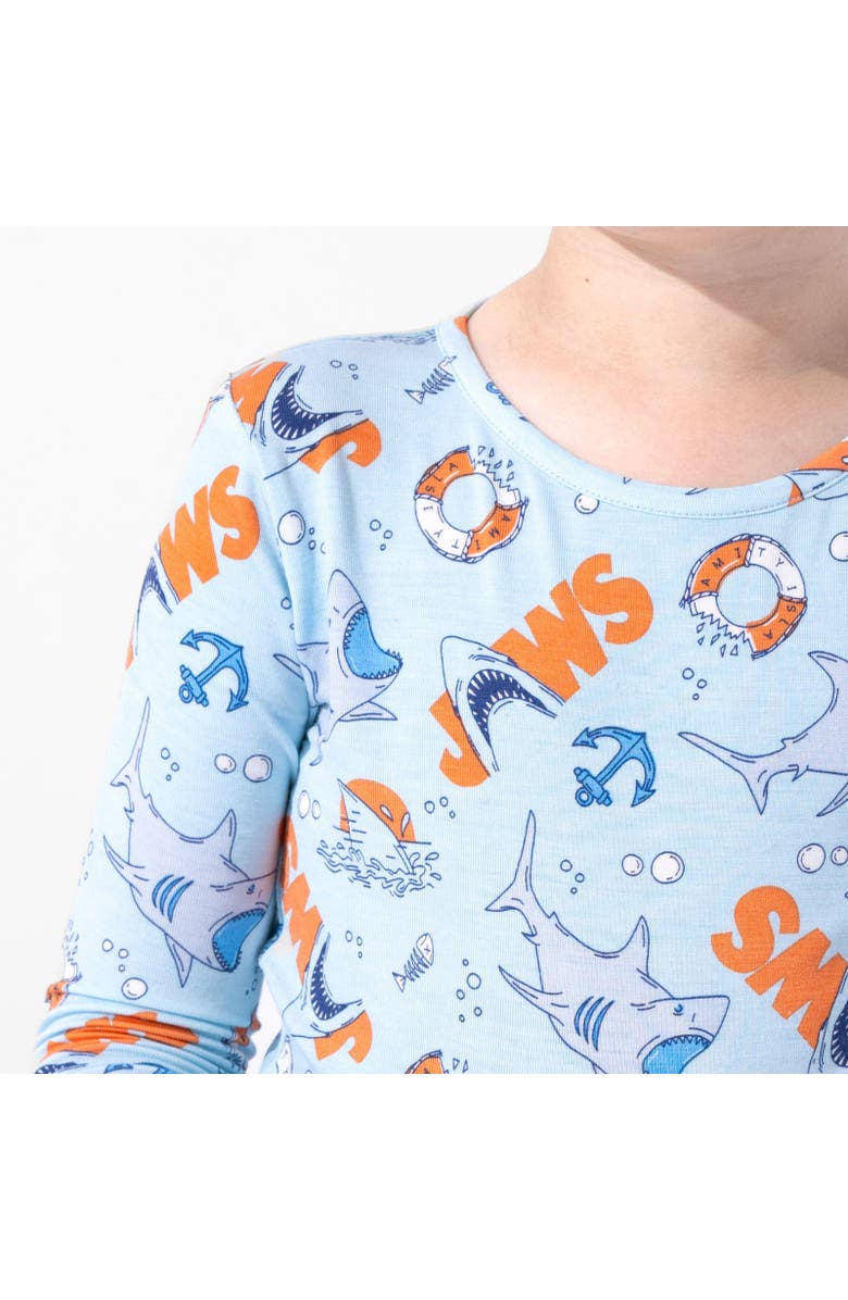 Bellabu Bear Kids' JAWS Set of 2 Piece Pajamas, Alternate, color, Jaws