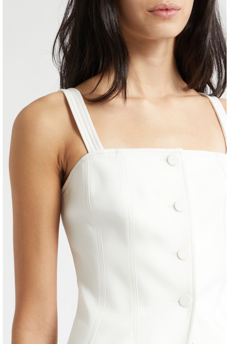 Elana Cotton Blend Vest, Alternate, color, IVORY