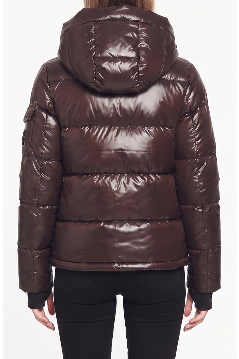 Ella Puffer Jacket, Alternate, color, ESPRESSO