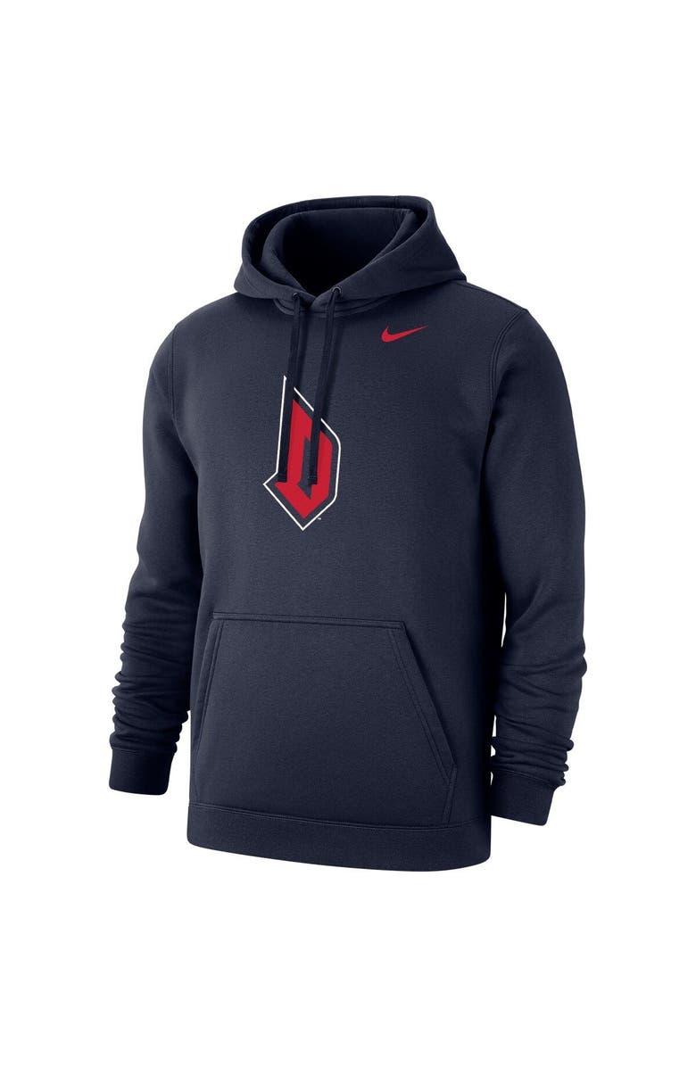 Nike Men's Nike Navy Duquesne Dukes Club Fleece Pullover Hoodie, Alternate, color, 