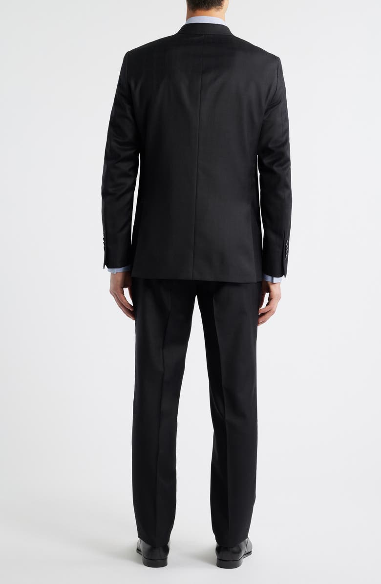 Peter Millar Flynn Cklassic Fit Solid Wool Suit, Alternate, color, Black