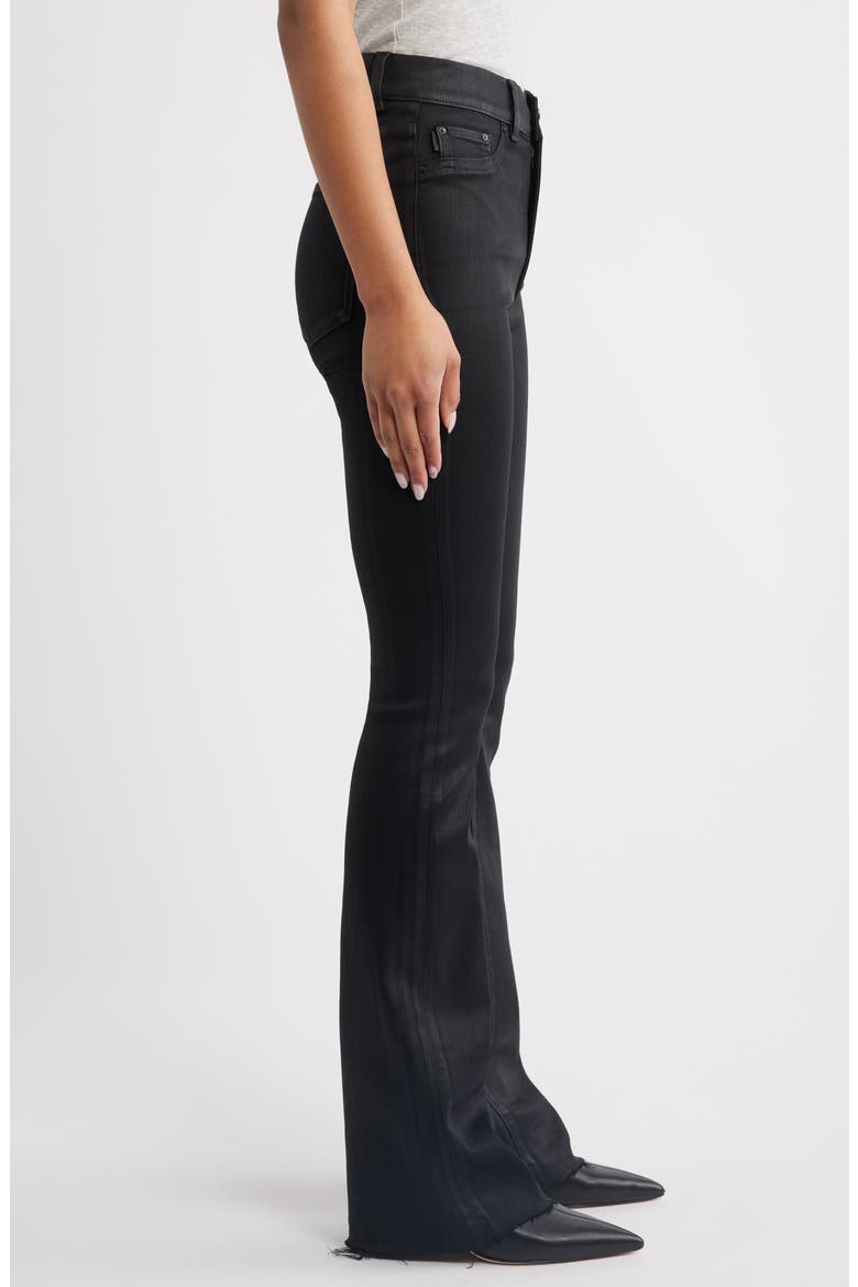 Bridget Instasculpt™ Coated High Waist Bootcut Jeans, Alternate, color, BLACK COATED