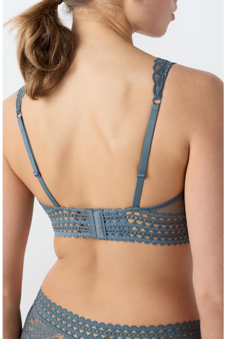 Dream Wireless Triangle Bra, Alternate, color, ANTHRACITE
