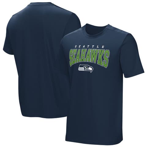 Men's  Navy Seattle Seahawks Home Team Adaptive T-Shirt