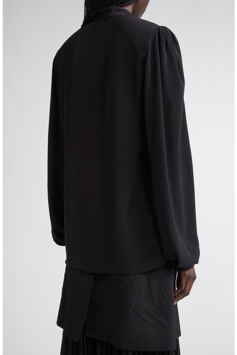 Bow Blouse, Alternate, color, 1000 BLACK