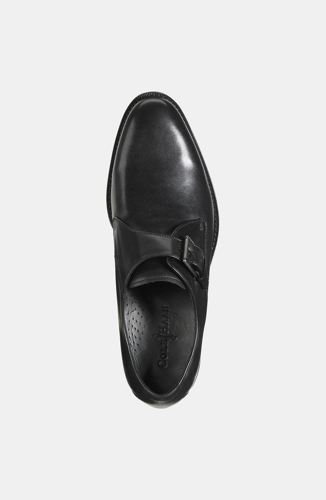 'Air Madison' Monk Strap Shoe, Alternate, color, BLACK
