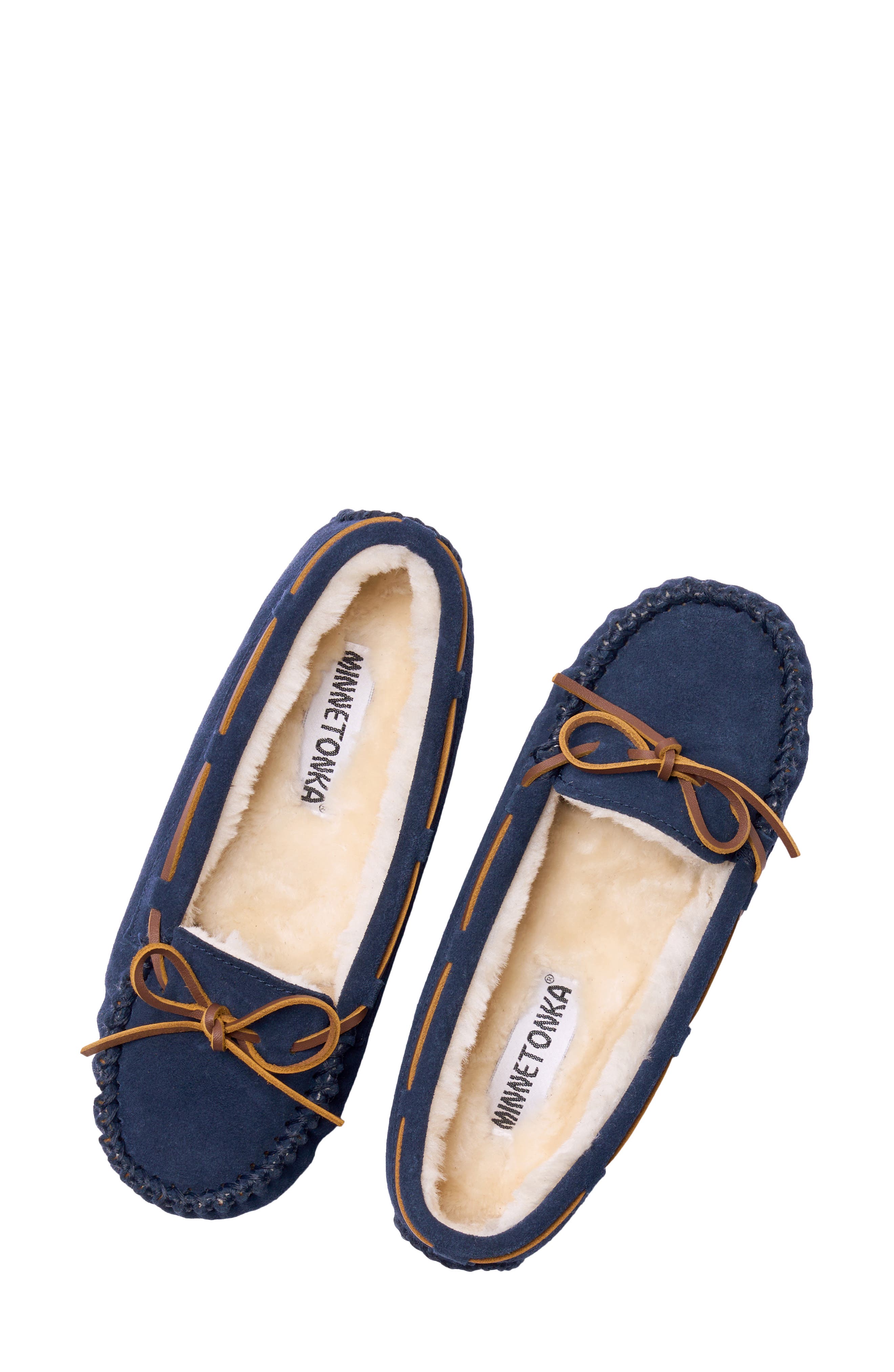 Cally Slipper, Alternate, color, NAVY SUEDE