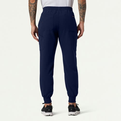 Jaanuu 8-pocket Classic Scrub Jogger In Blue