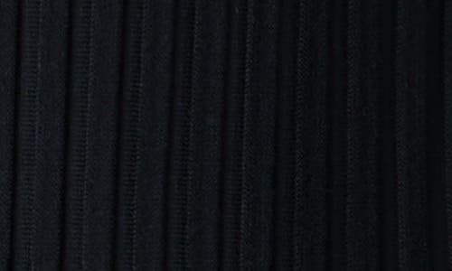 Akris Punto Reversed Virgin Wool Rib Sweater In Black