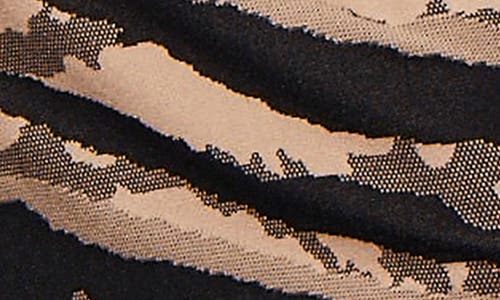 Ming Wang Animal Jacquard Long Sleeve Sweater Dress In Brown