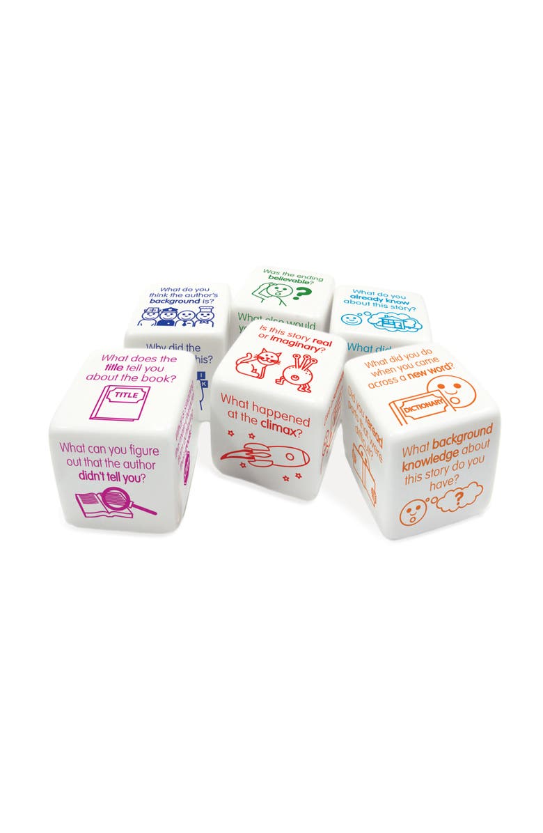 Junior Learning Comprehension Dice, Main, color, Multicolored