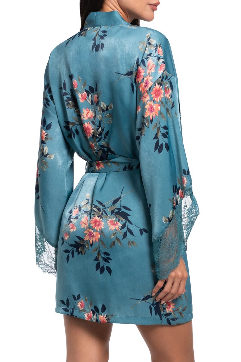 Carlie Wrap Robe, Alternate, color, CARIBBEAN BLUE
