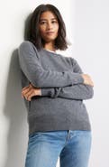 Caslon® Cashmere Crewneck Sweater