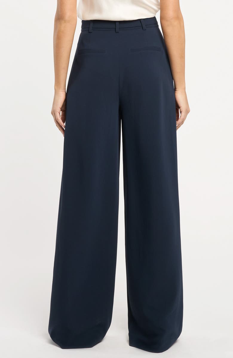 Cinq à Sept Eliah Wide Leg Pants, Alternate, color, Navy
